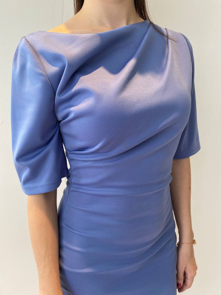 Florentine Blue Pencil Dress (Pre-Order)